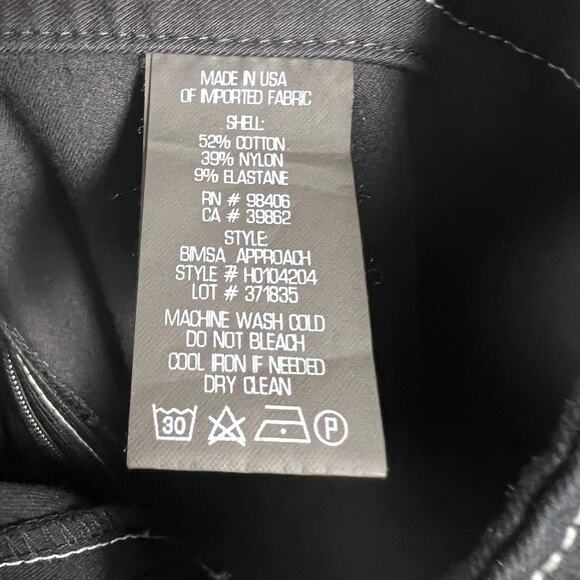 Theory Bimsa Approach Black High Waist Cropped Pants Size 4 - Picture 9 of 9